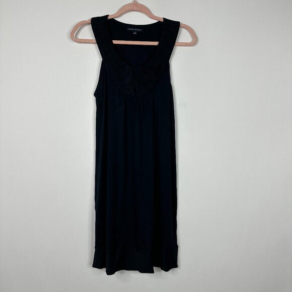 2/$30 Banana Republic Embellished Silk Petal Sleeveless Midi Dress Small #BAG7 - Picture 3 of 9